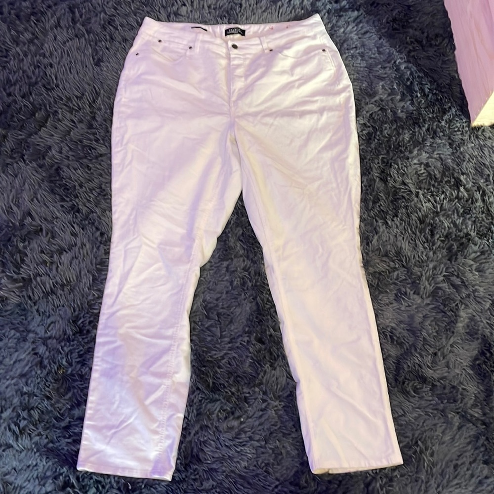 White jeans Talbots size 16w